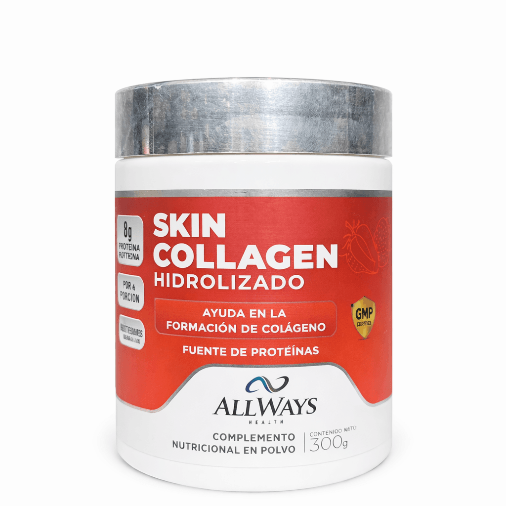 AllWays Skin Collagen Hidrolizado Sabor Fresa 300g – Suplementos