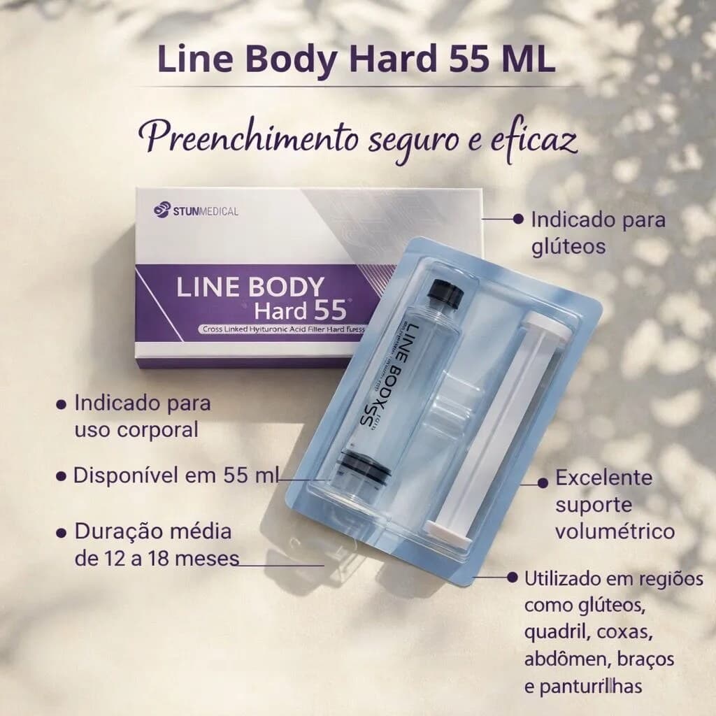 Line Body Safe & Easy 55ml — Preenchedor Corporal HA Hard