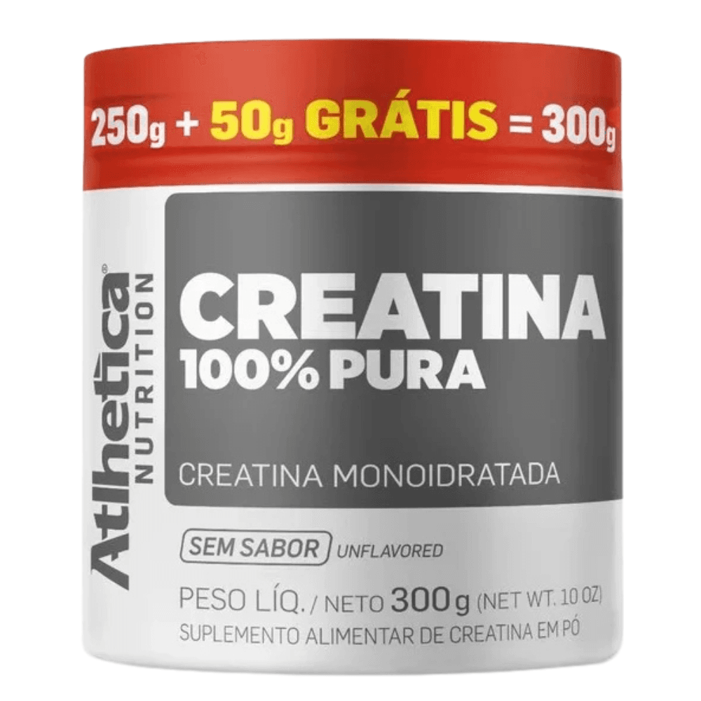 Atlhetica Nutrition Creatina 100% Pura 300g – Suplementos