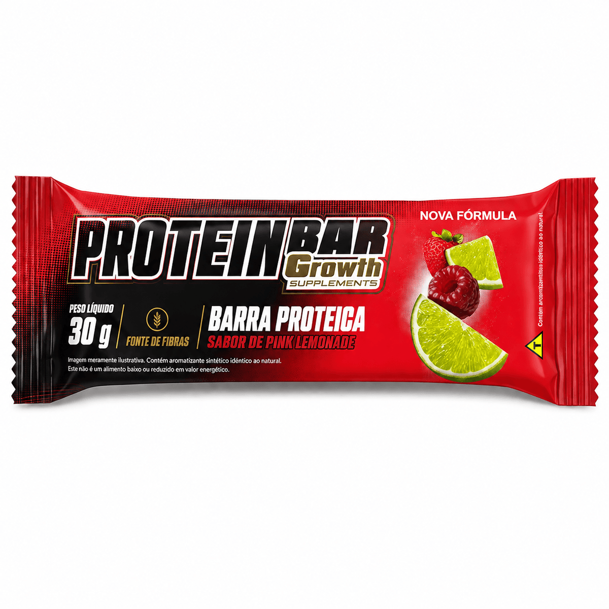 Bar Growth protein sabor pink lemonade 30g – Suplementos