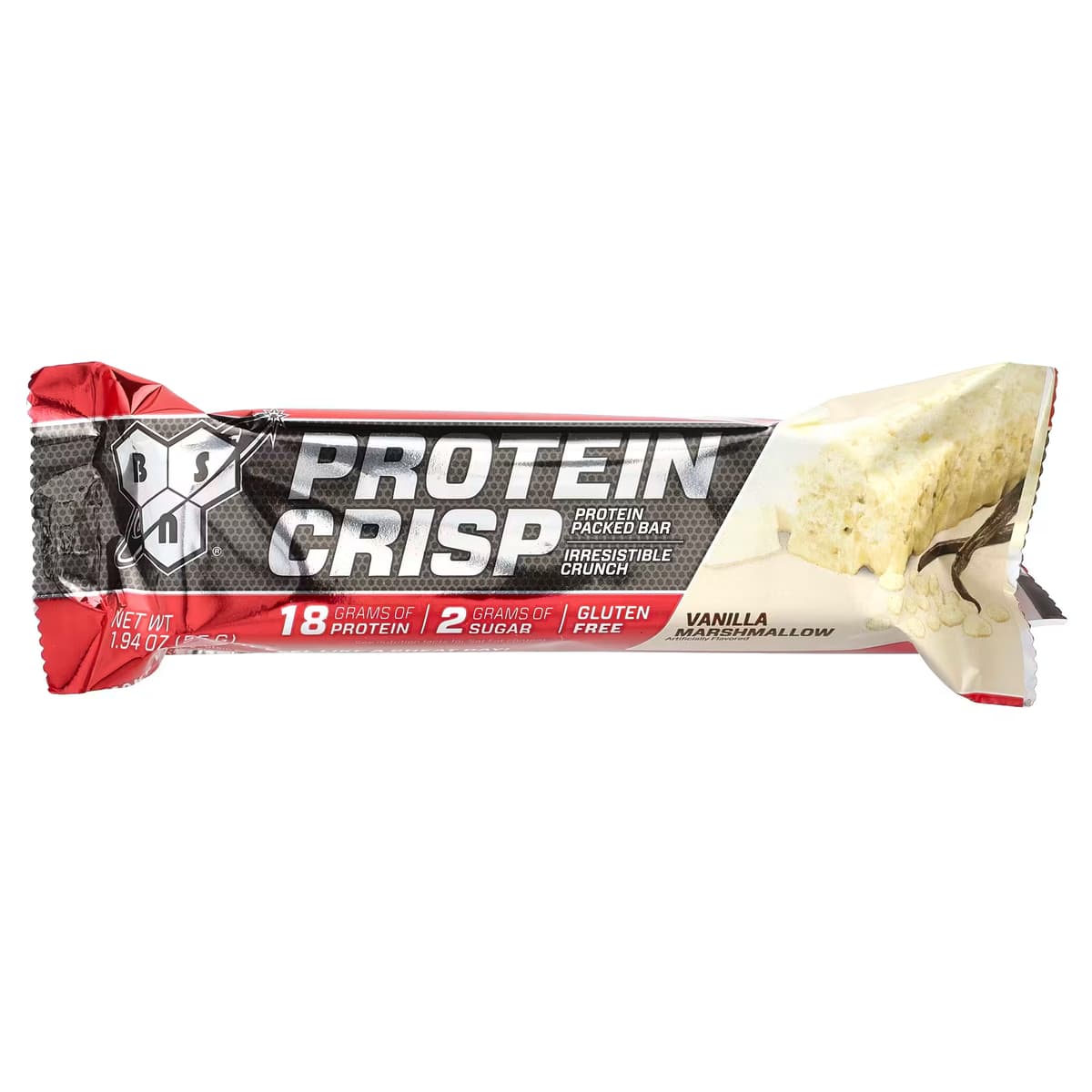BSN Protein Crisp 55g Vanilla Marshmallow – Suplementos