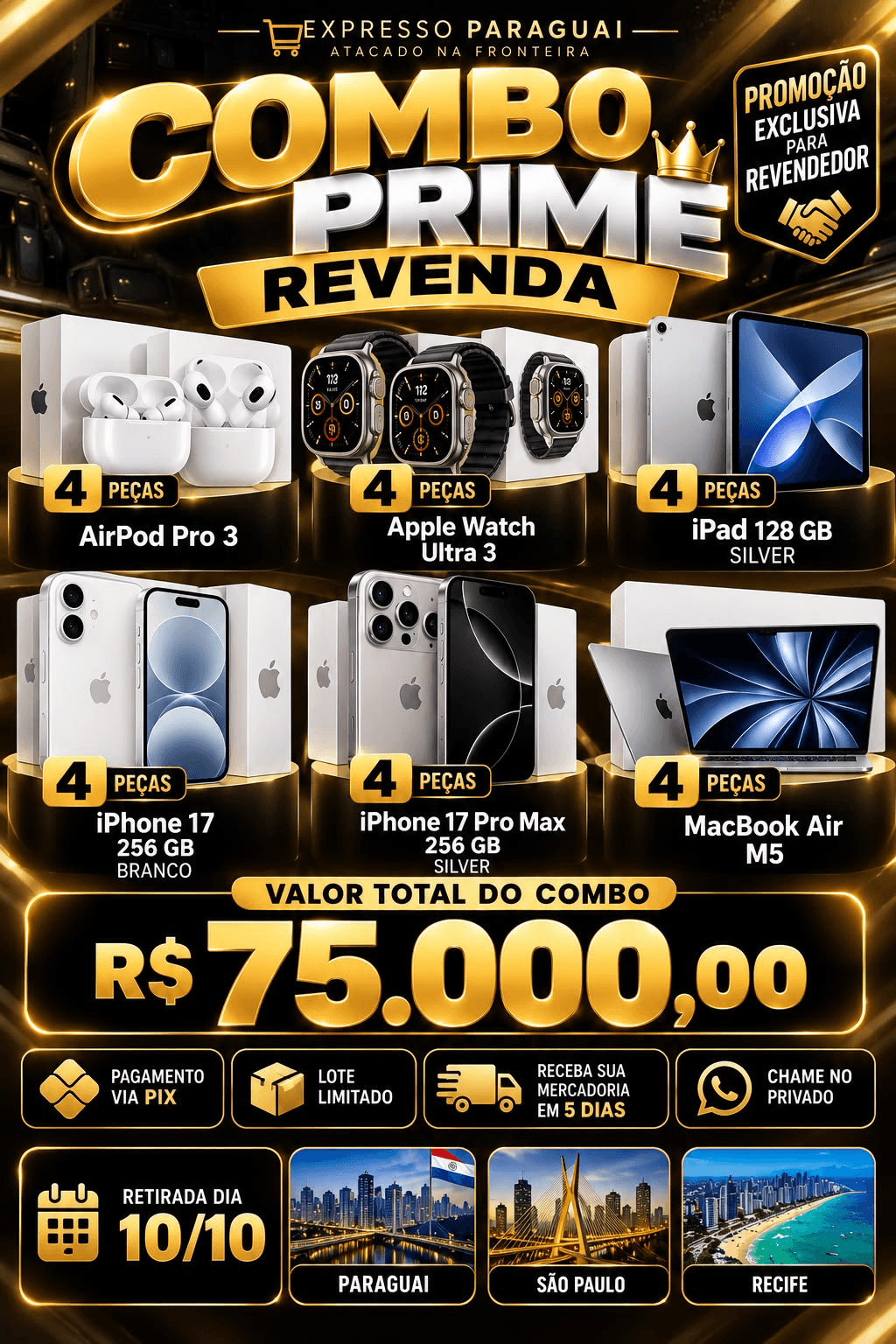 Combo Prime Revenda — Apple Mix 24un — foto 1