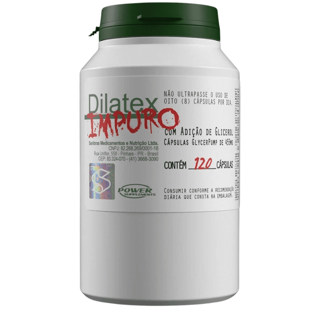 Dilatex Impuro Power Supplements 120 Cápsulas – Suplementos