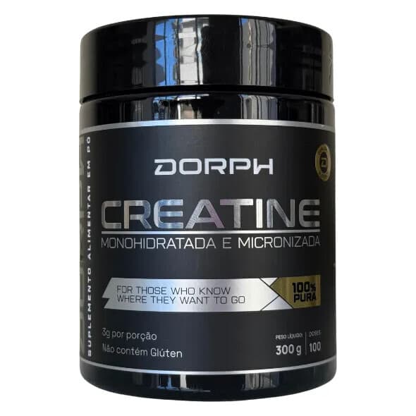 Dorph Creatina Monohidratada e Micronizada 300g – Suplementos
