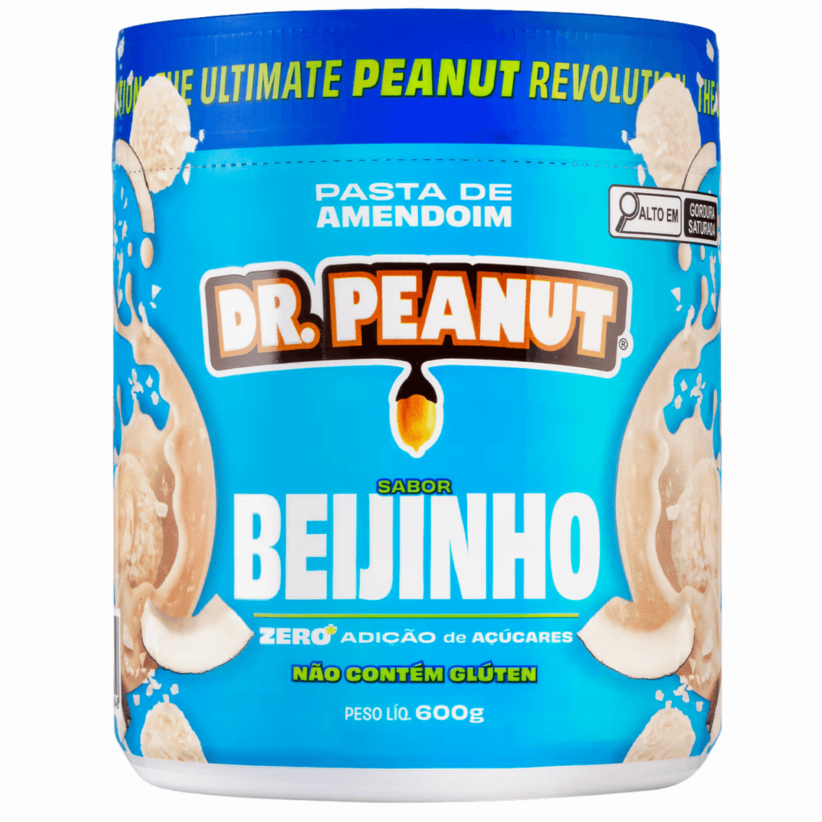Dr Peanut Pasta de Amendoim Sabor Beijinho 600g – Suplementos