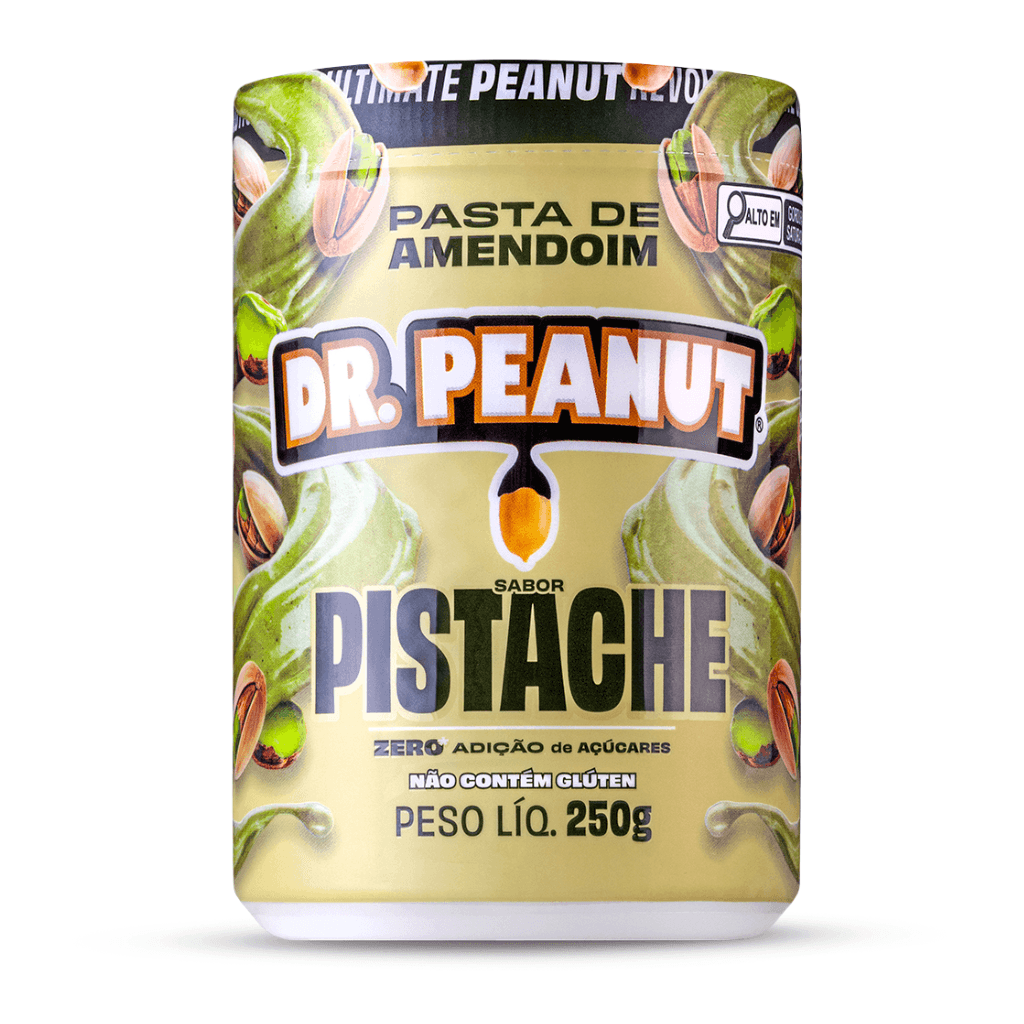 Dr Peanut Pasta de Amendoim Sabor Pistache 250g – Suplementos