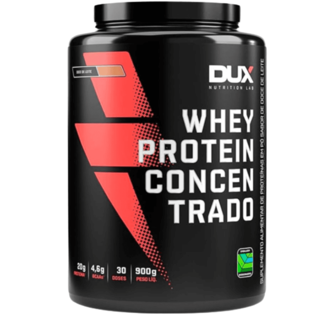 DUX Whey Protein Concentrado 900g – Suplementos