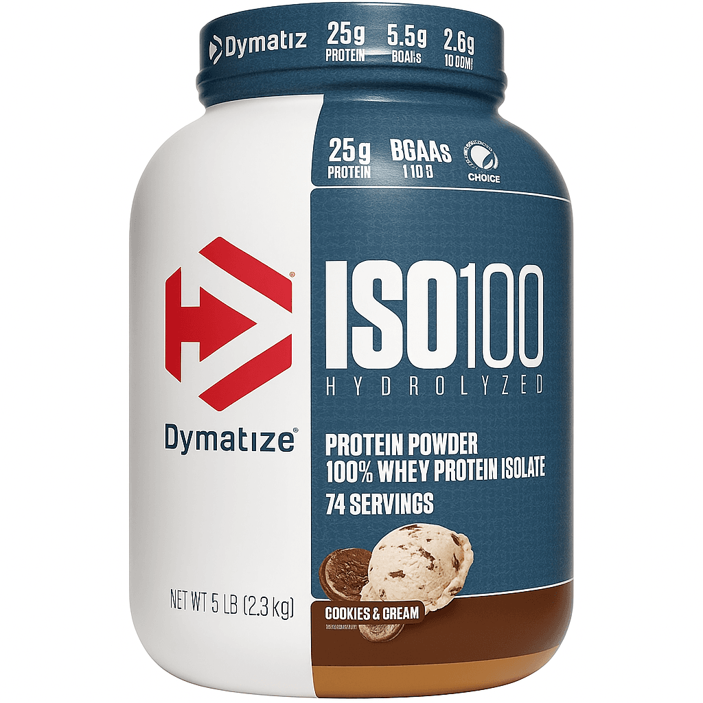 Dymatize ISO100 Hydrolyzed Cookies & Cream 2,3kg – Suplementos