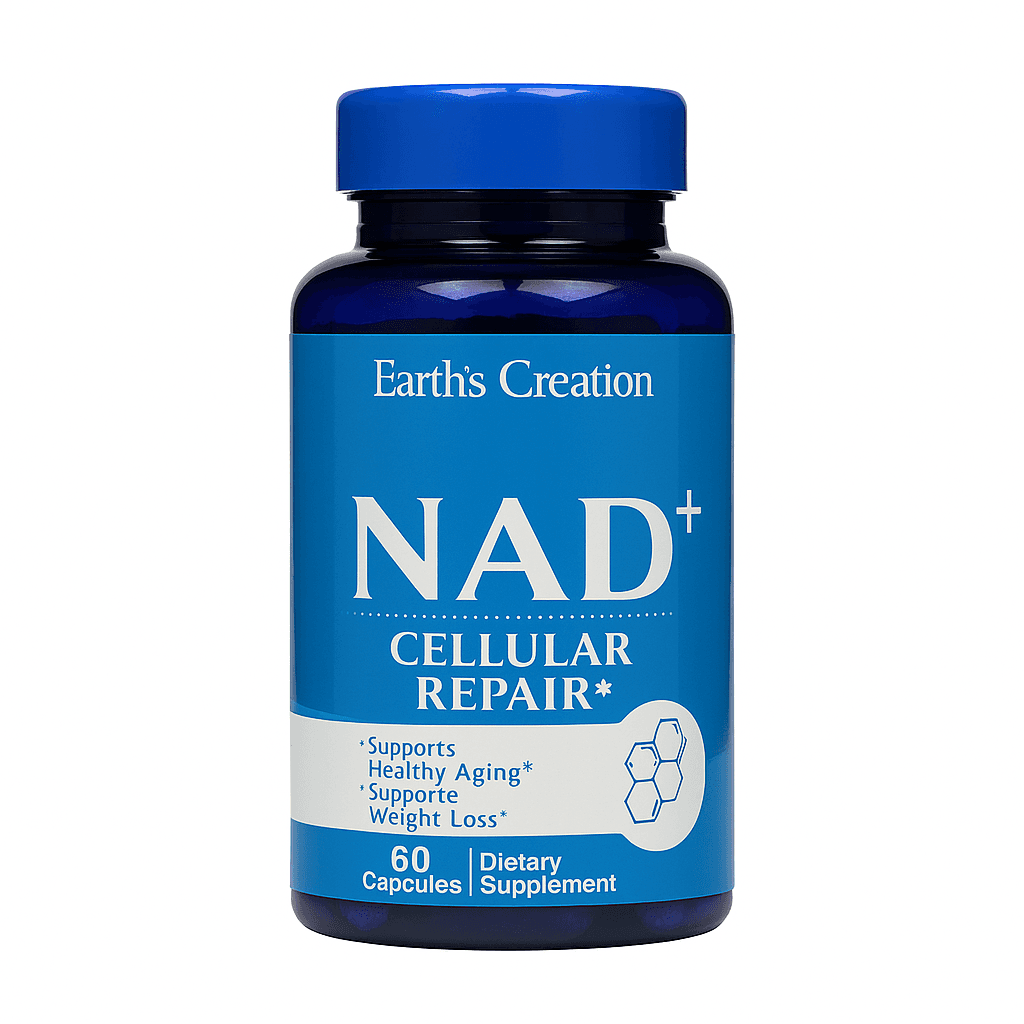 Earth's Creation NAD+ Cellular Repair 60 Cápsulas – Suplementos