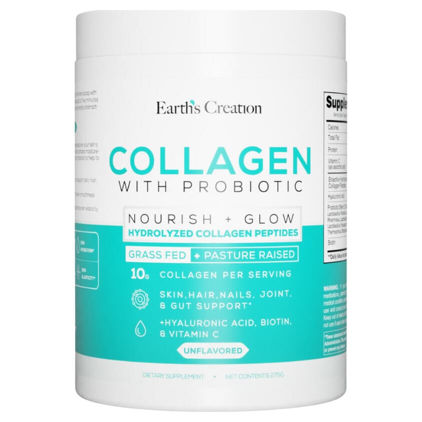 Earths Creation Colágeno con Probiótico 277 g – Suplementos