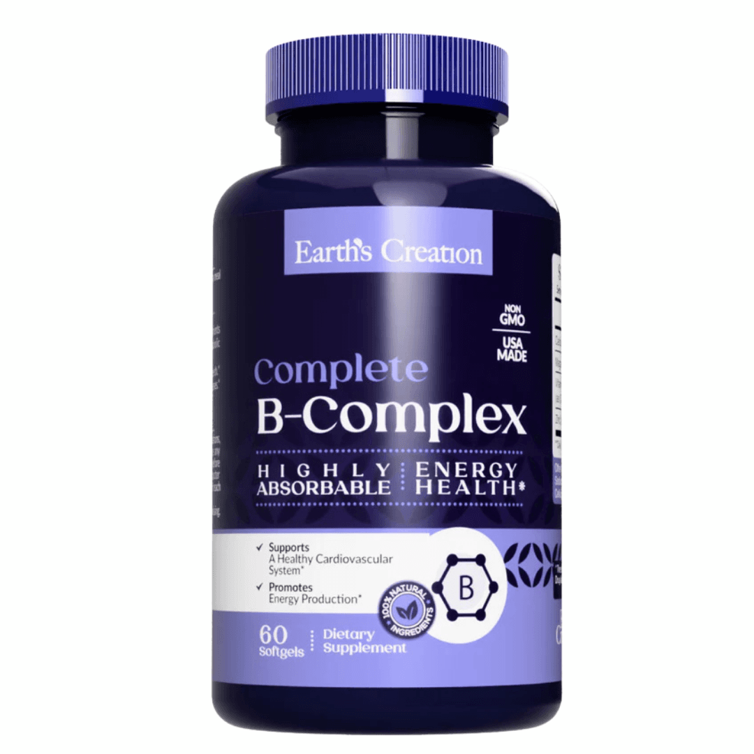 Earth’s Creation Vitamina B-Complex 60 Cápsulas – Suplementos