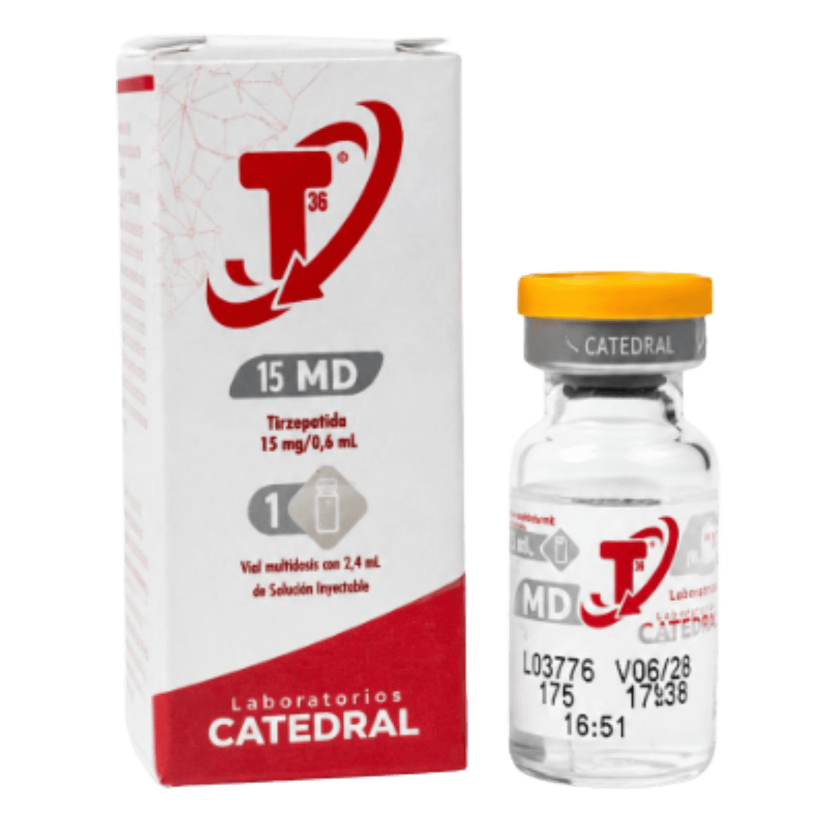 Tirzepatida T36 Catedral 15mg MD
