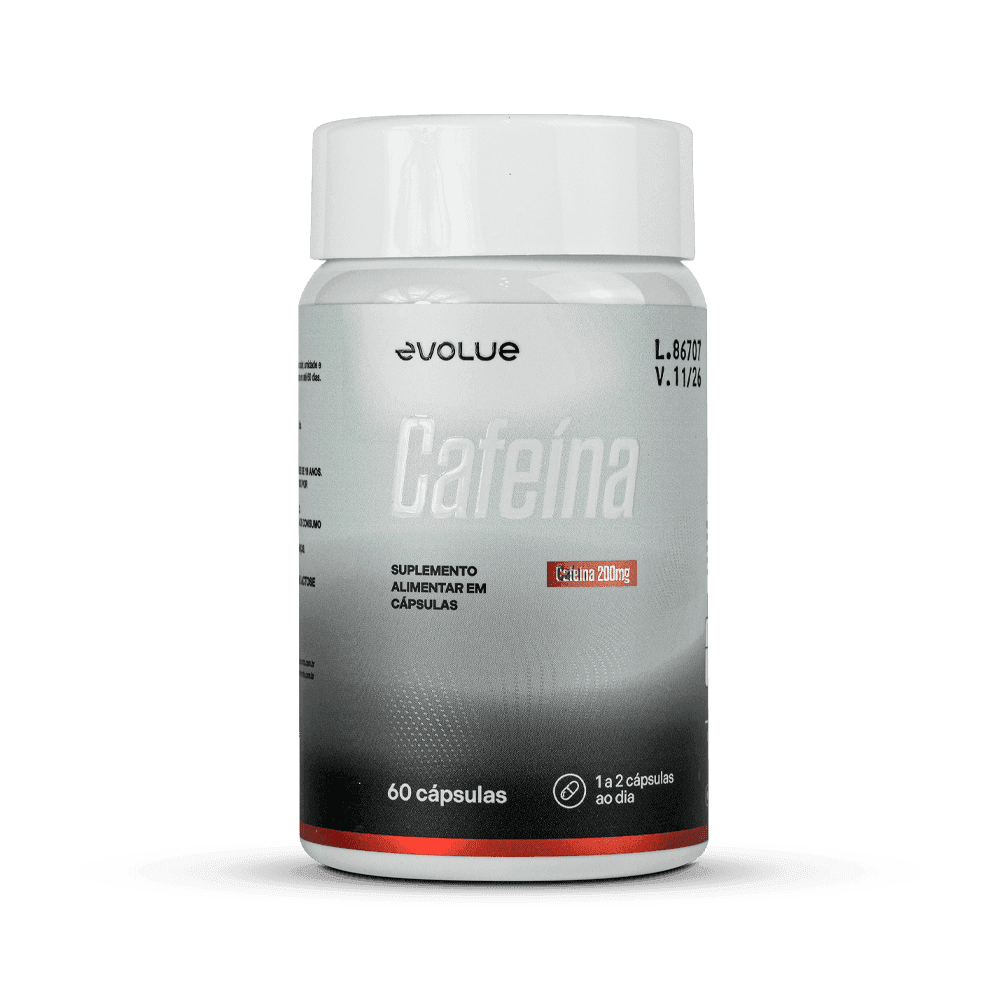 Evolue Cafeína 400mg 60 Cápsulas – Suplementos