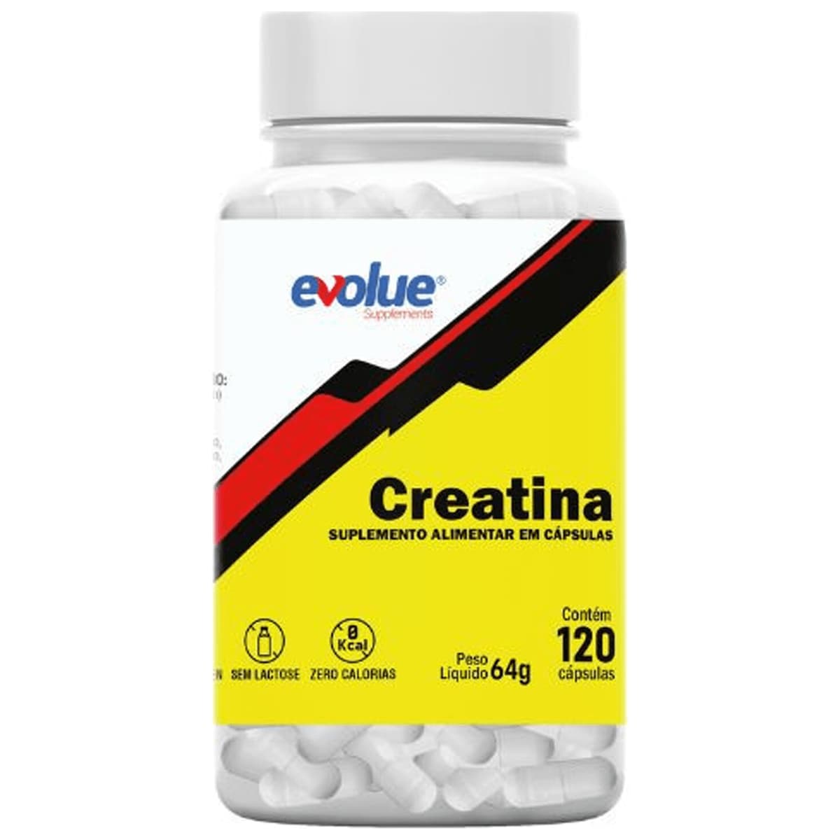 Evolue Creatina 120 Cápsulas – Suplementos