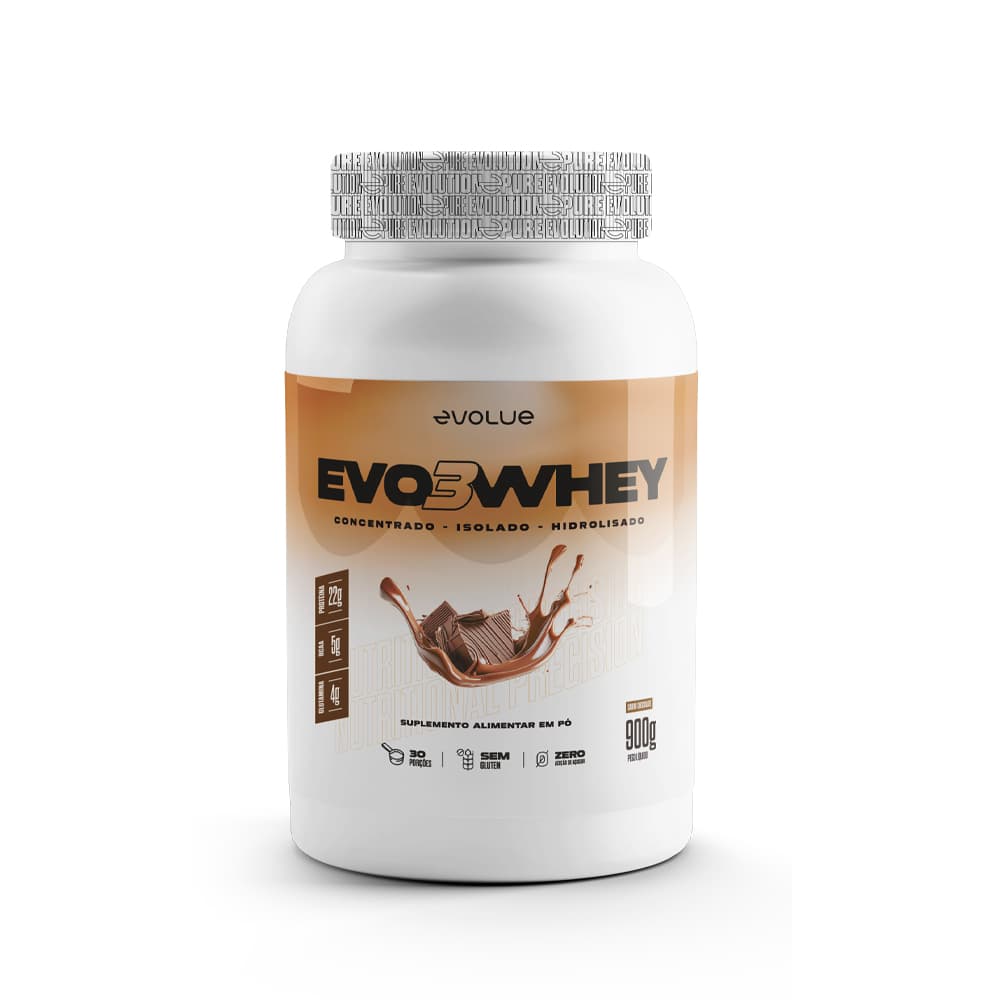 Evolue Evo 3 Whey Protein 900 g – Suplementos