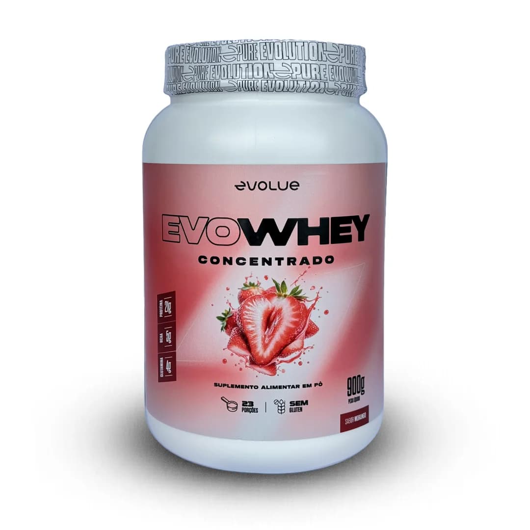 Evolue Evo Whey Concentrado 900g – Suplementos