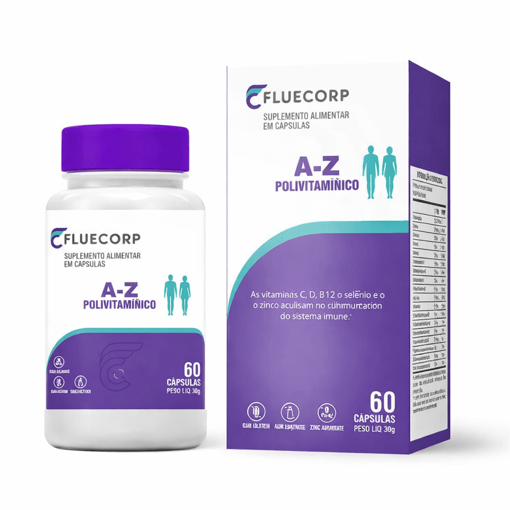 Evolue Fluecorp Polivitaminico A-Z 60 Cápsulas – Suplementos