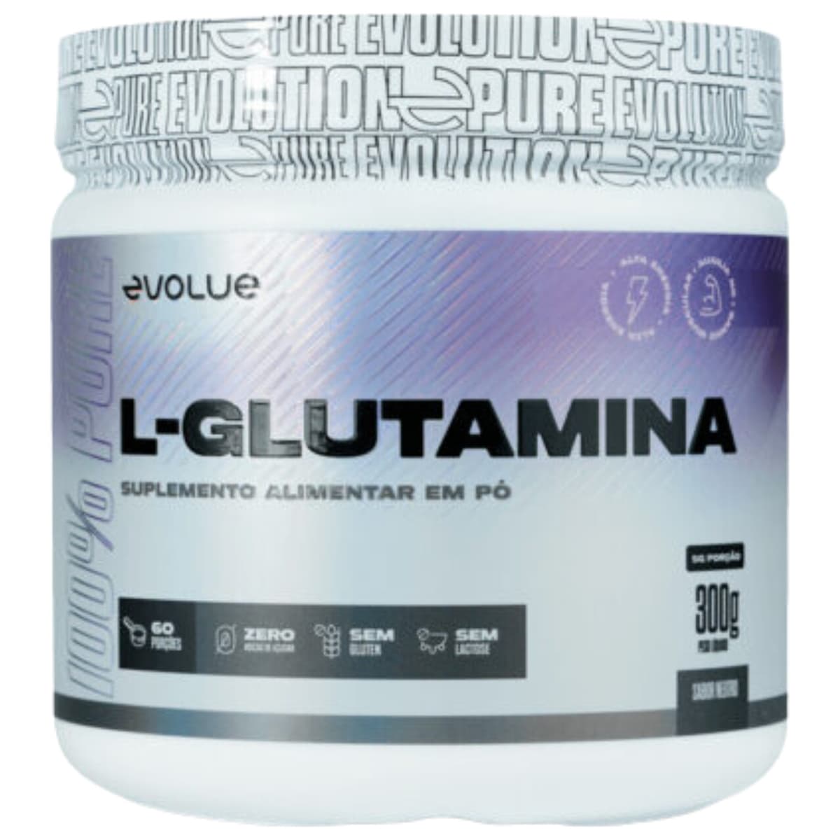 Evolue L-Glutamina 300g – Suplementos
