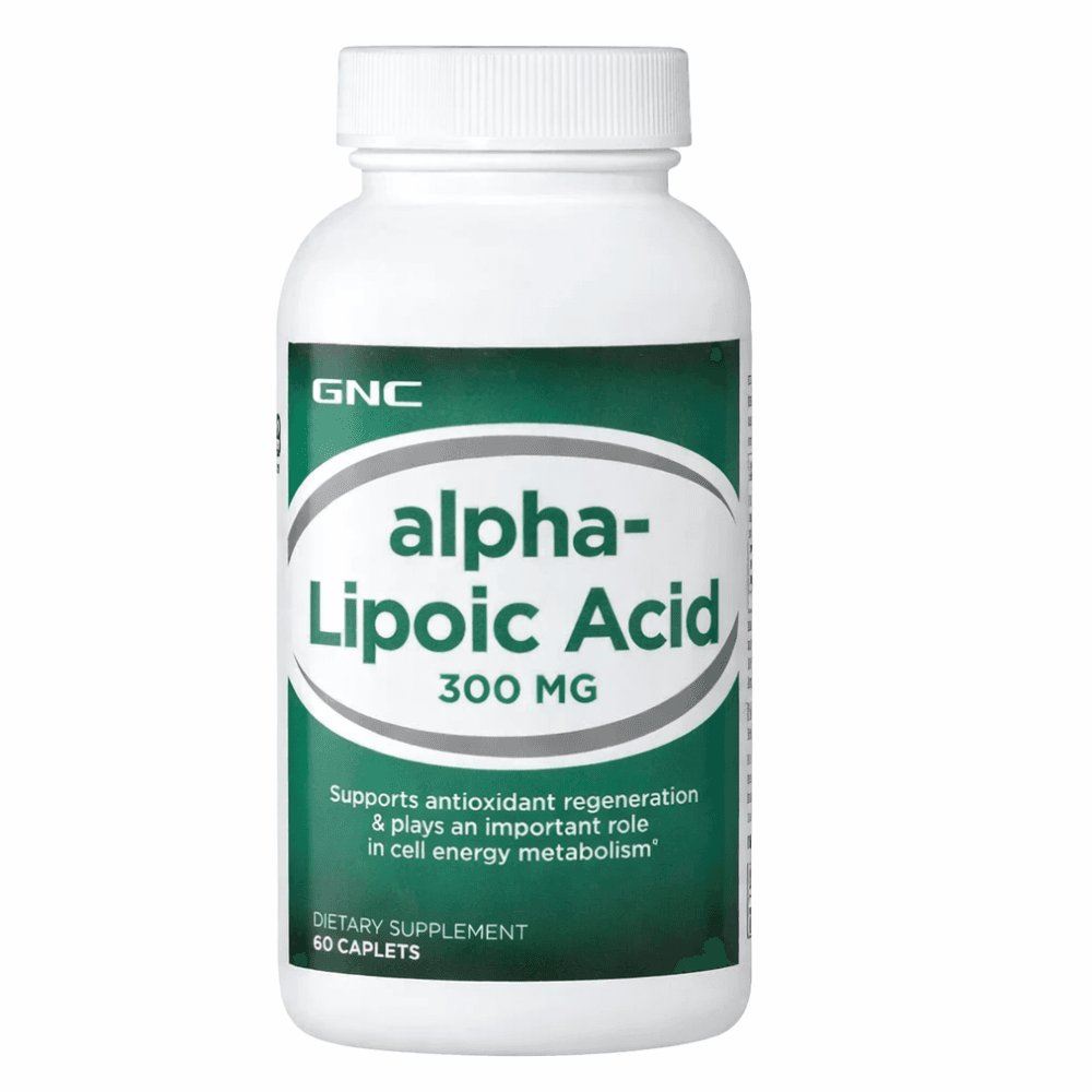 GNC Alpha-lipoic Acid 300mg 60 Cápsulas – Suplementos