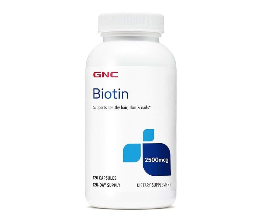GNC Biotin 600mg 120 Cápsulas – Suplementos