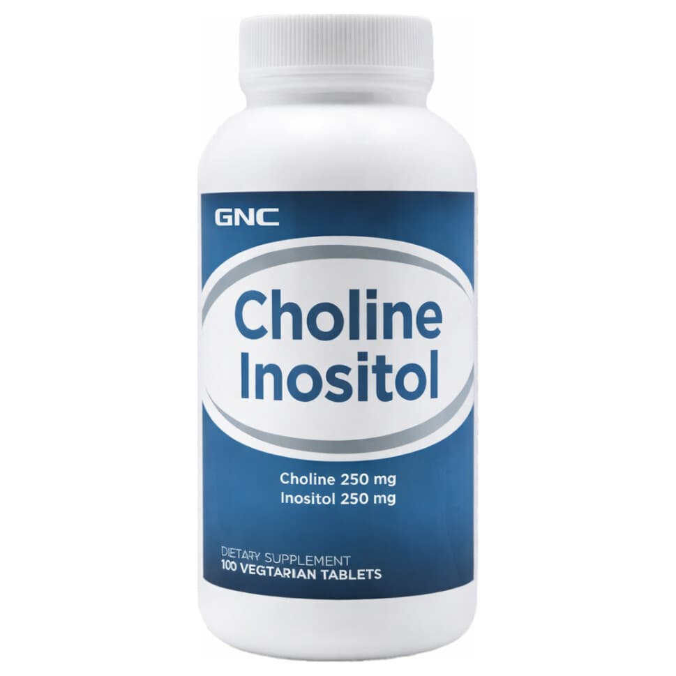 GNC Choline Inositol 100 Cápsulas – Suplementos
