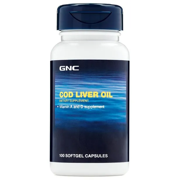 GNC Cod Liver Oil 100 cápsulas – Suplementos