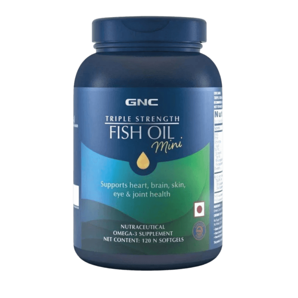 GNC Fish Oil Mini 120 Cápsulas – Suplementos