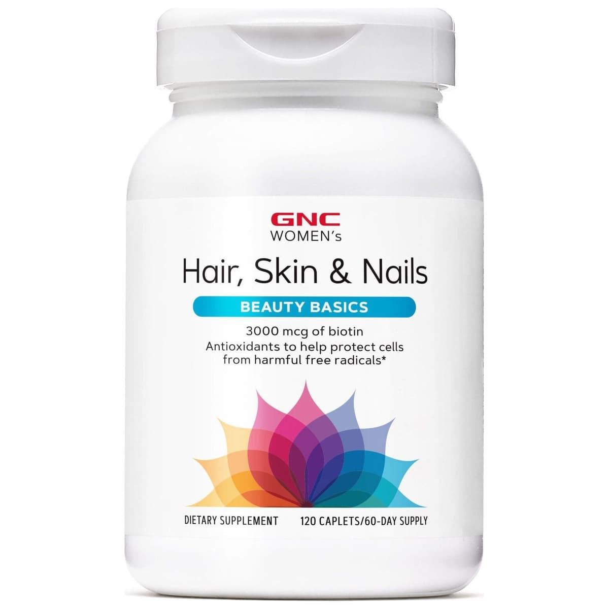 GNC hair, Skin & Nails Women's 120 Cápsulas – Suplementos
