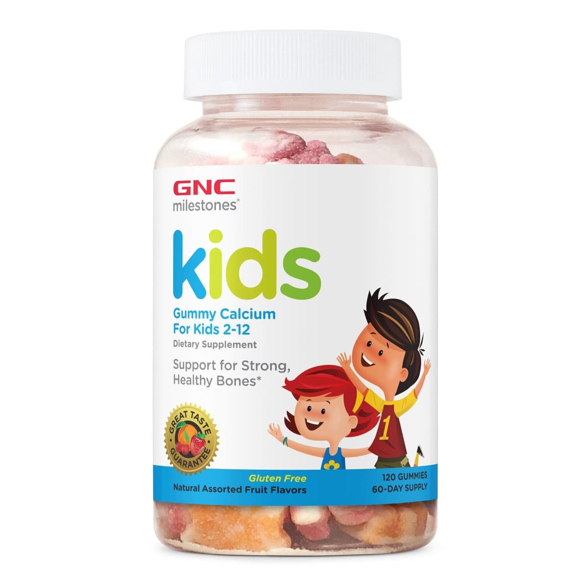 GNC Kids Cálcio 120 Gomas – Suplementos