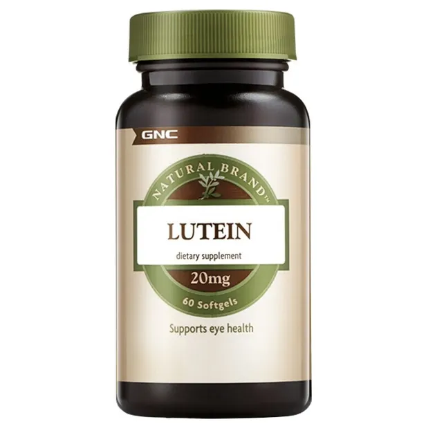 GNC Lutein 20mg 60 Cápsulas – Suplementos