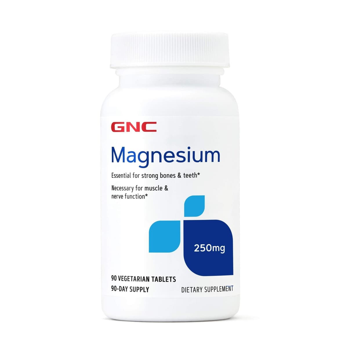 GNC Magnésio 250 mg | 90 Cápsulas – Suplementos