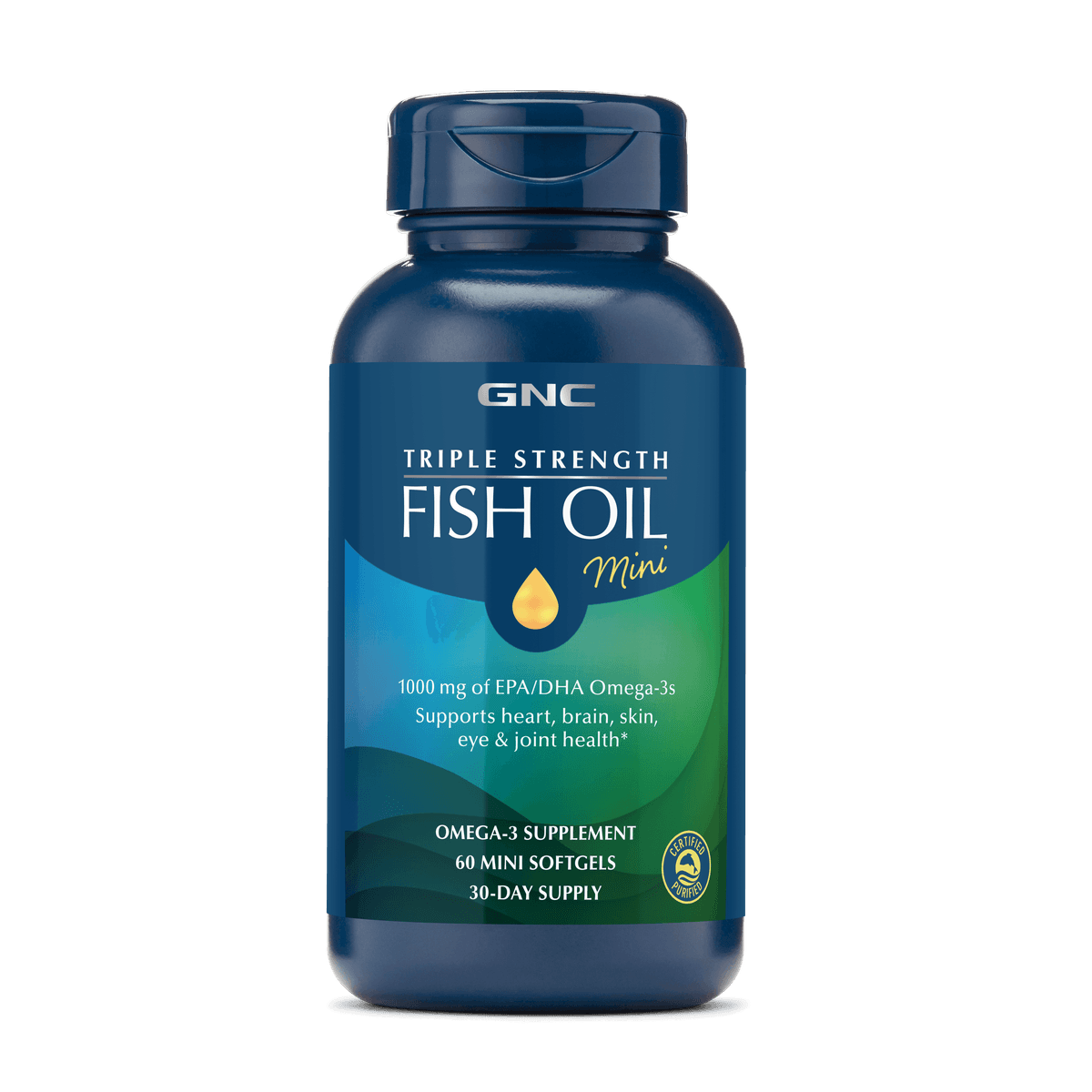 GNC Ômega 3 60 Mini Softgels – Suplementos