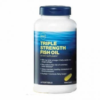 GNC Triple Strength Fish Oil 60 Cápsulas – Suplementos