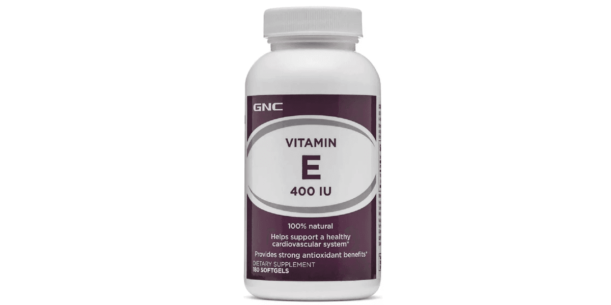 GNC Vitamin E 400IU 100 Cápsulas – Suplementos