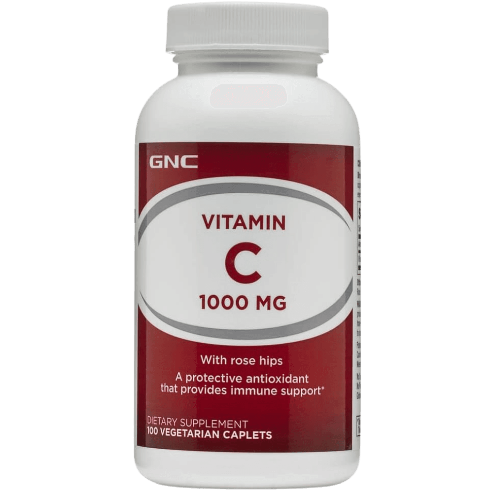 GNC Vitamina C 1000g 100 Cápsulas – Suplementos