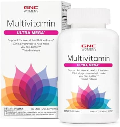 GNC Women's Multivitamin Ultra Mega 180 Cápsulas – Suplementos