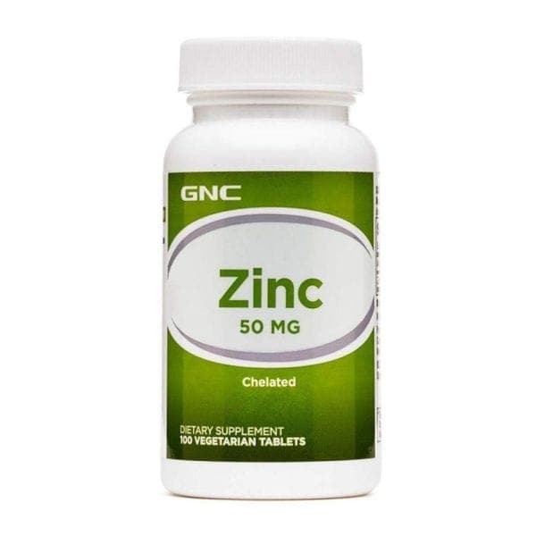 GNC Zinco 50 Mg 100 Cápsulas – Suplementos