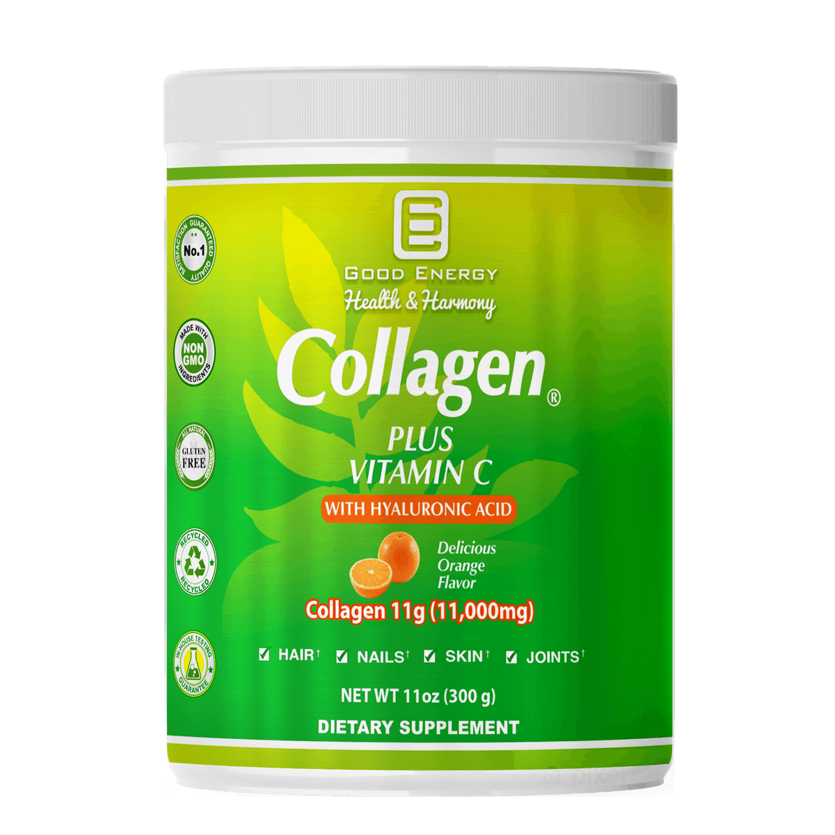 Good Energy Colágeno e Vitamina C Plus Laranja 300g – Suplementos