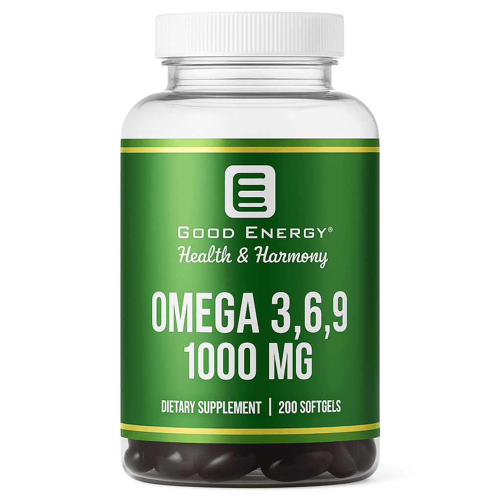 Good Energy Omega 3,6,9 1000mg 200 Softgels – Suplementos