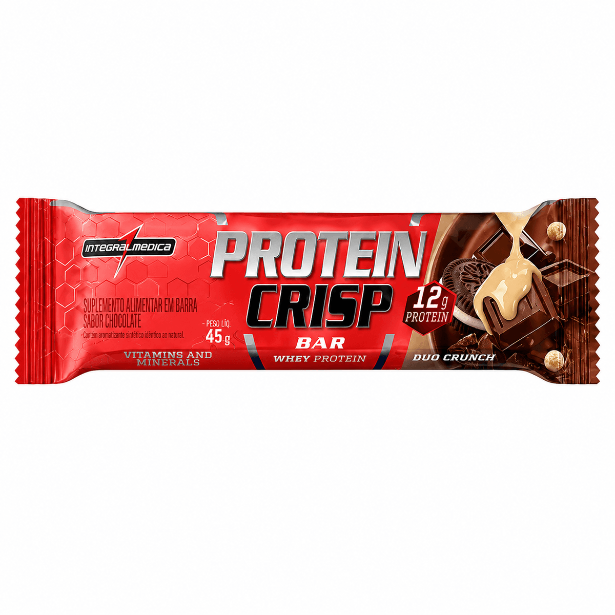 Integralmédica Barra de Proteina Duo Crunch 45g – Suplementos