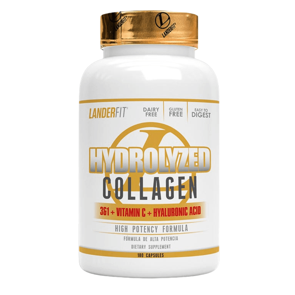 Landerfit Hydrolyzed Collagen 180 Cápsulas – Suplementos