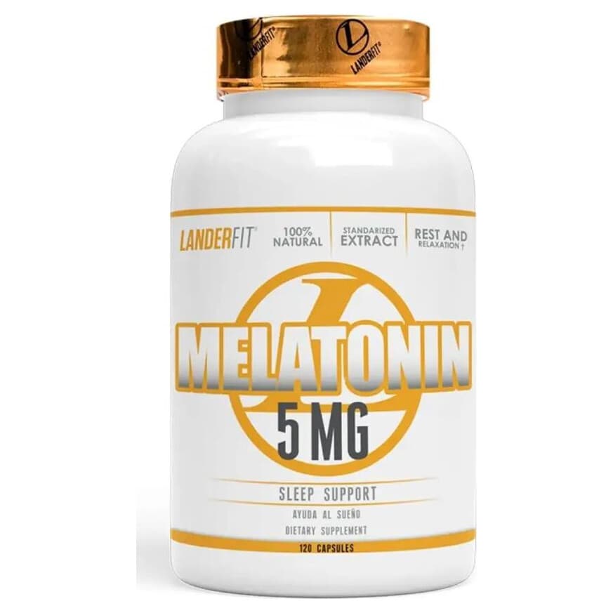 Landerfit Melatonin 5 mg 120 Cápsulas – Suplementos
