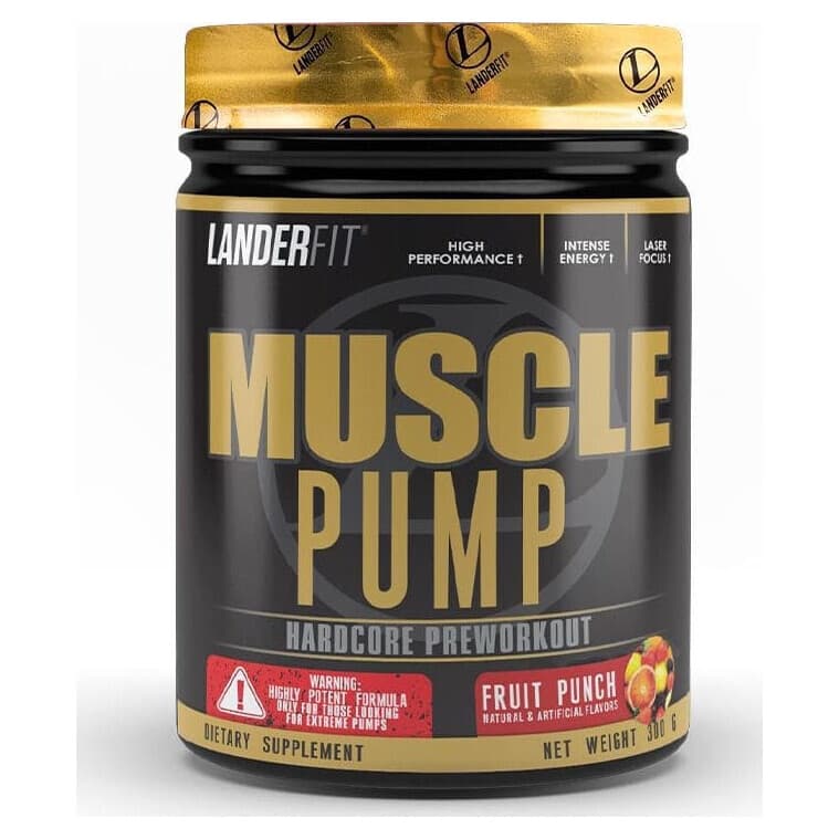Landerfit Muscle Pump Pre-Entrenamiento 300g – Suplementos