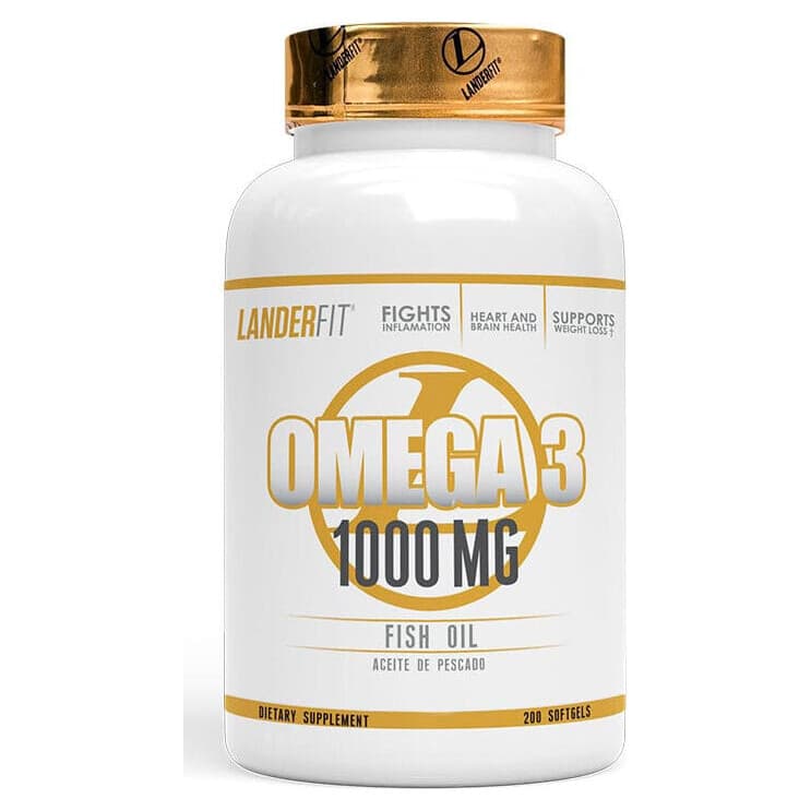 Landerfit Omega 3 1000mg 200 Cápsulas – Suplementos