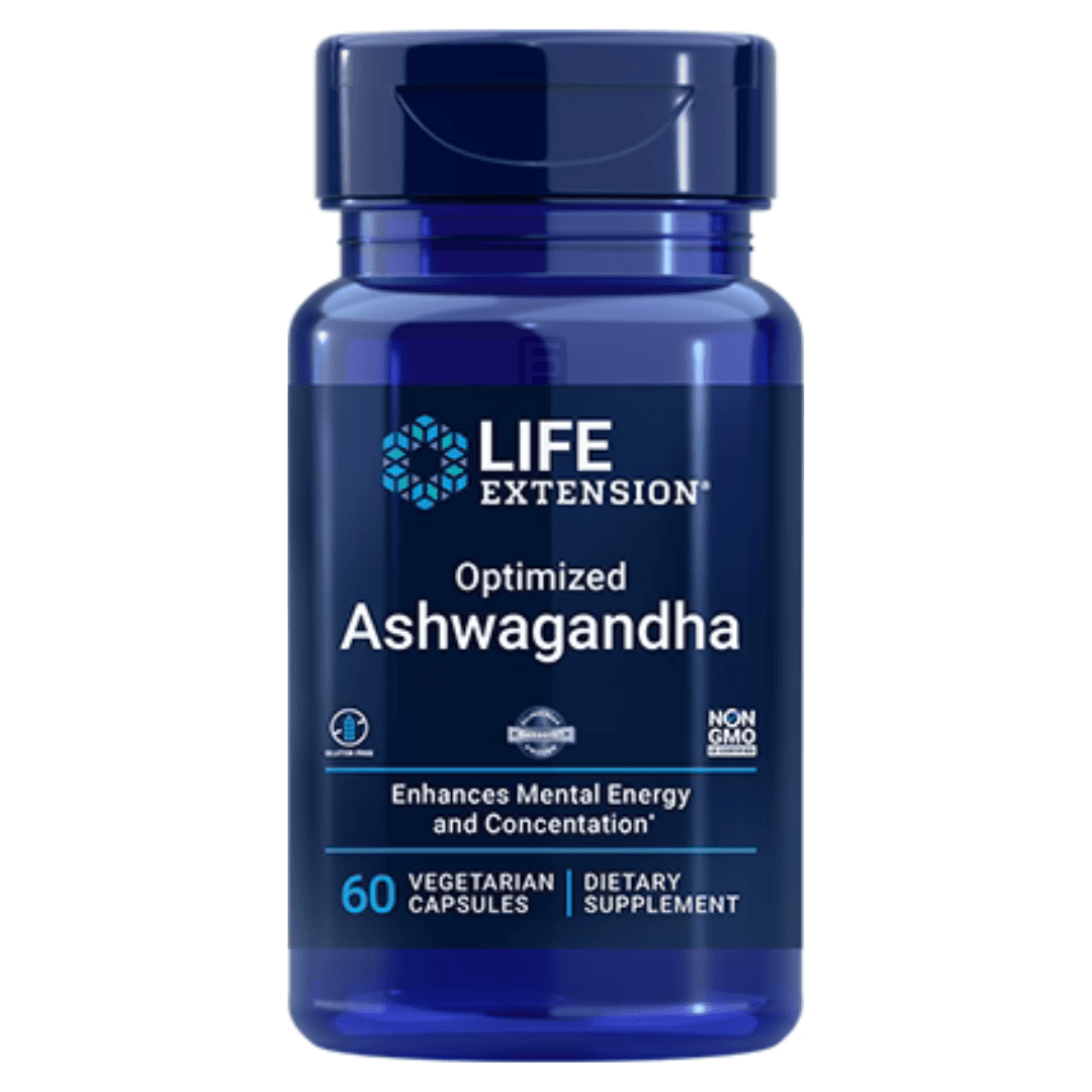 Life Extension Ashwagandha 60 Cápsulas – Suplementos