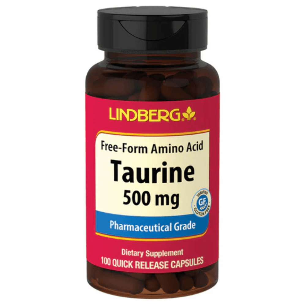 Lindberg Taurine 500mg 100caps – Suplementos