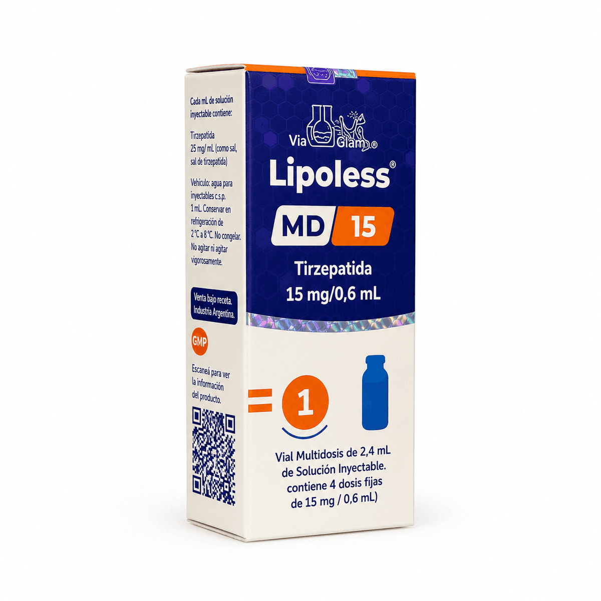 Lipoless 15mg MD 1 Ampola Tirzepatida – Tirzepatida