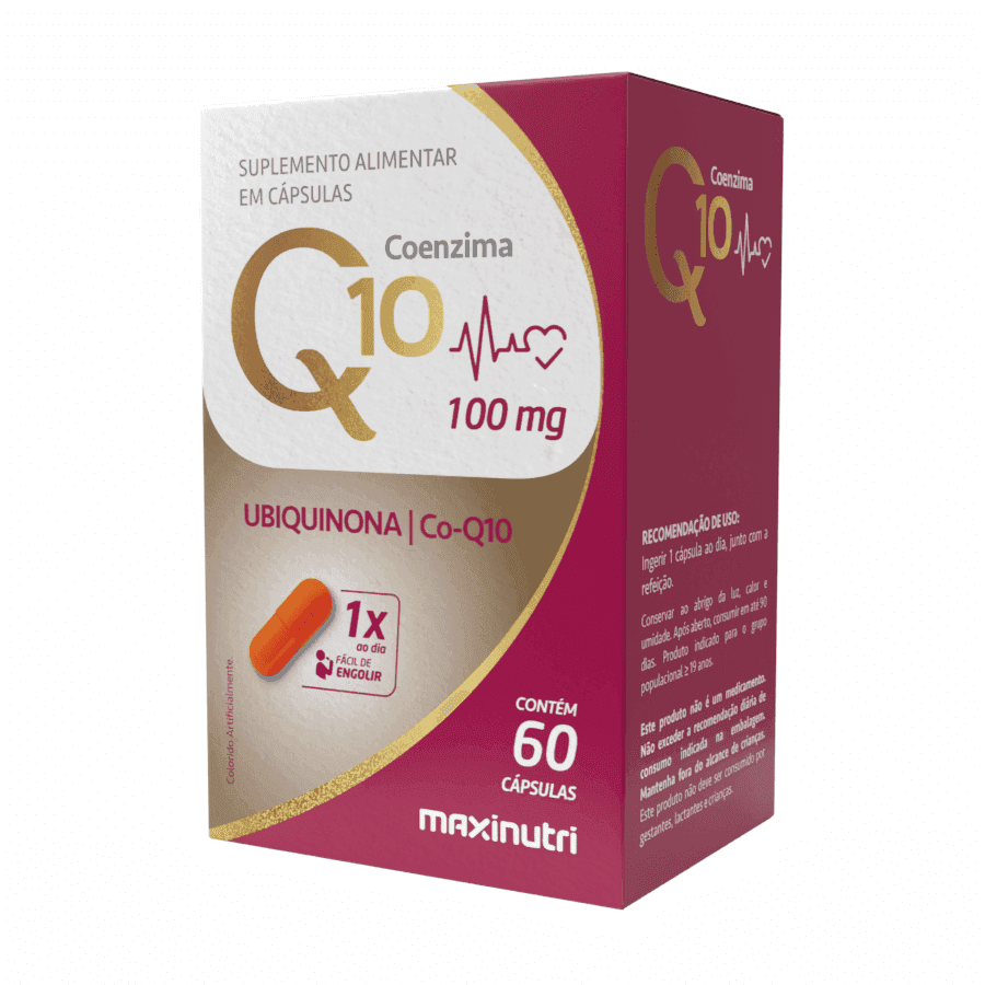 Maxinutri Coenzima Q10 60 Cápsulas – Suplementos