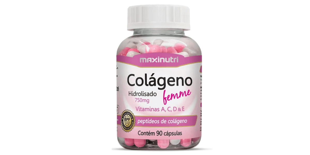 Maxinutri Colágeno Hidrolisado Femme 90 Cápsulas – Suplementos