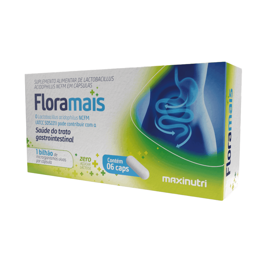 Maxinutri Floramais 1bilhão 6 Cápsulas – Suplementos